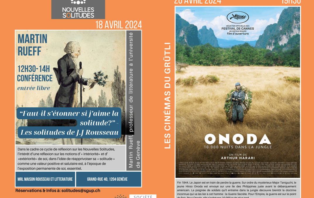 Nouvelles solitudes – Rousseau et Onoda